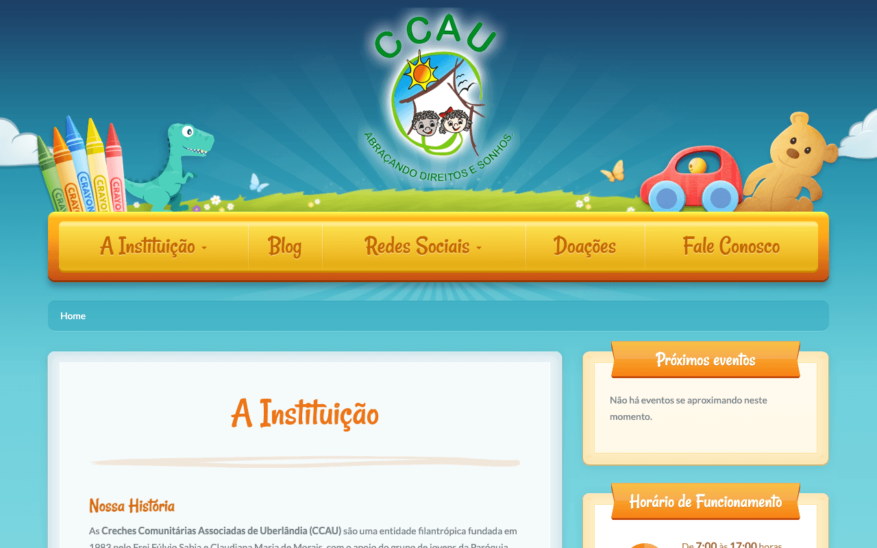 Screenshot of CCAU