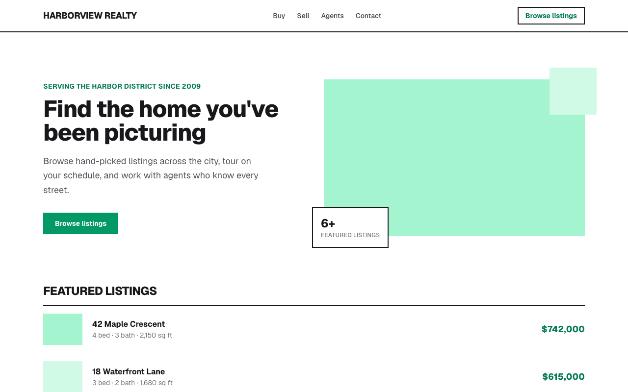 Screenshot of EstatePro